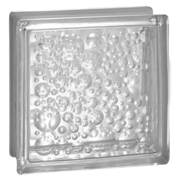 LADRILLO VIDRIO WATER BUBBLE 19x19x8