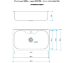 PILETA JOHNSON SIMPLE A304 LUXOR SI85STA - Imagen 12