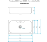 PILETA JOHNSON SIMPLE A304 LUXOR SI85ADD - Imagen 12