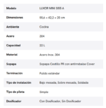 PILETA JOHNSON SIMPLE A304 LUXOR MINSI55ADD - Imagen 7