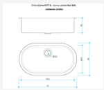 PILETA JOHNSON SIMPLE A304 CURVE SI77A - Imagen 11