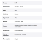 PILETA JOHNSON SIMPLE A304 E37 - Imagen 7