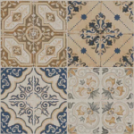 CERAMICA FULL DECO MIX CERRO NEGRO 45x45