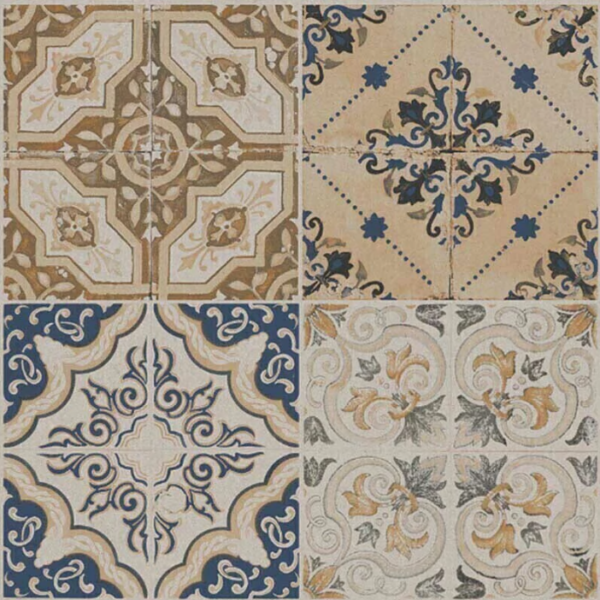 CERAMICA FULL DECO MIX CERRO NEGRO 45x45