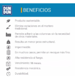 PEGAMENTO PARA LADRILLOS y BLOQUES DUN DUN MANGA 3kg - Imagen 3