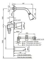 OLA DUCHA FV 103/38 CROMO - Imagen 2