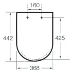 TAPA ASIENTO ROCA INSPIRA ROUND con AMORTIGUADO - Imagen 7