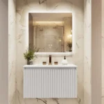 MUEBLE SCHNEIDER GLAM GLACIAR 80 cm c/mesada - Imagen 2