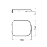 TAPA ASIENTO BARI HDF HERRAJES PVC - Imagen 5