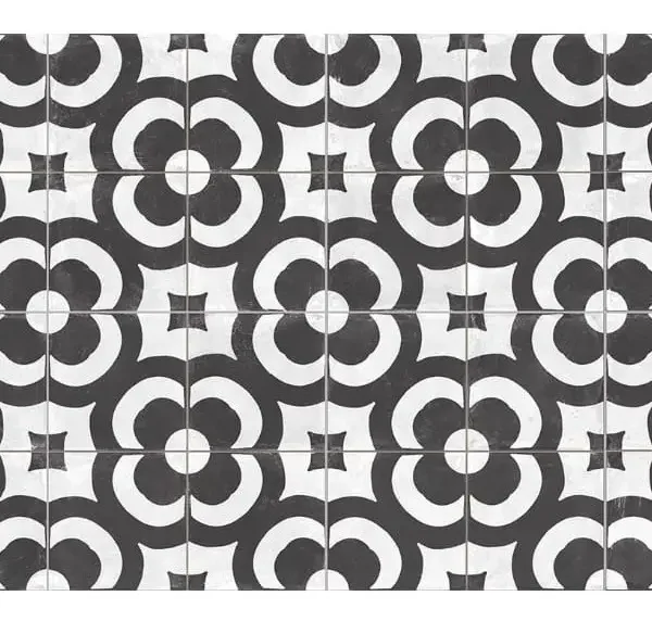 CERAMICA PINTER BLACK 45x45 CERRO NEGRO