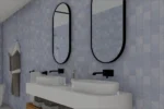 CERAMICA PIEDRA BALI AZUL 45x30 CORTINES - Imagen 2